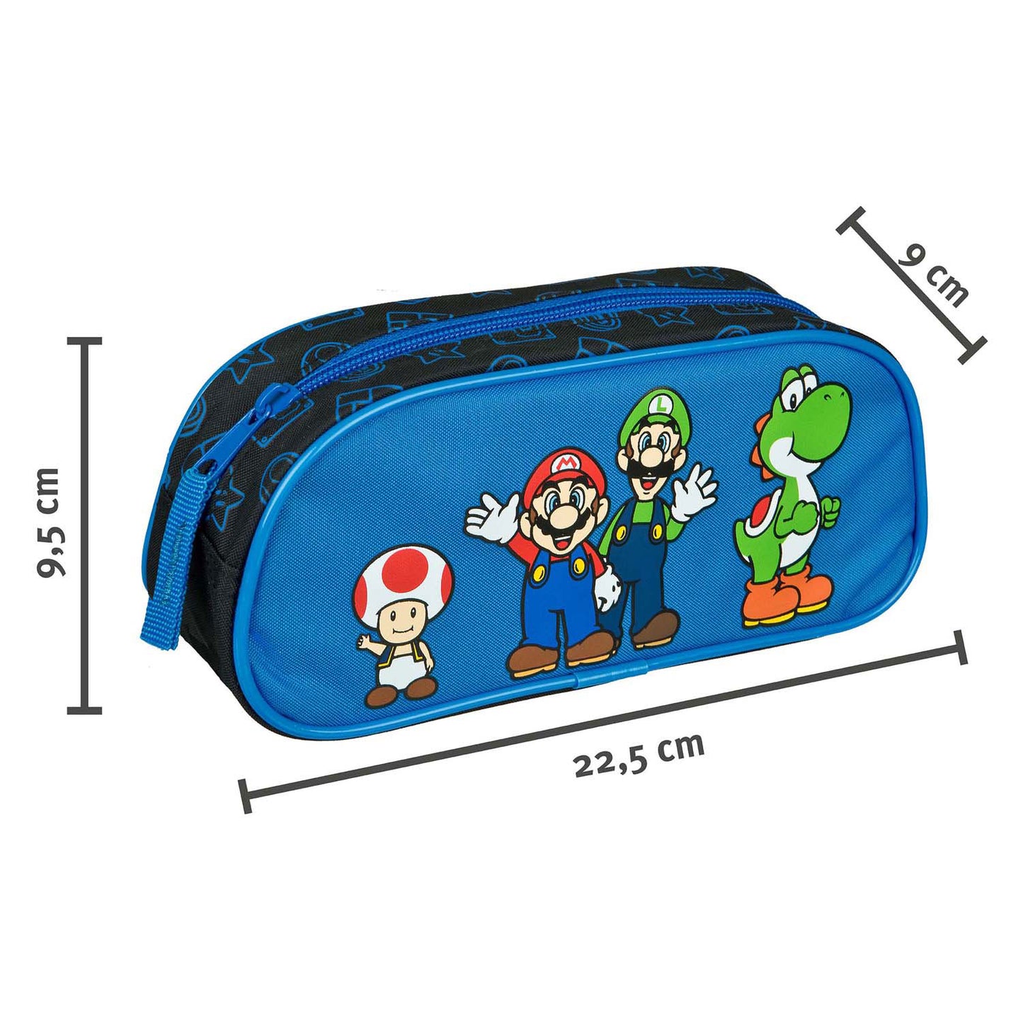 Undercover Penny Super Mario Blue con cerniera