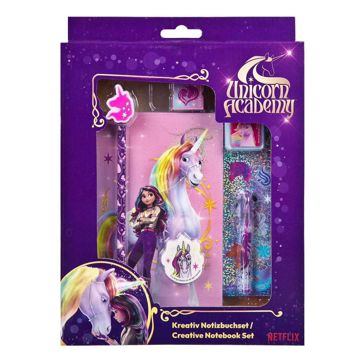 Set creativo Undercover Unicorn Academy con notebook, 8DLG