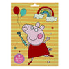 Libro di adesivi sotto copertura Peppa Pig con 8 fogli