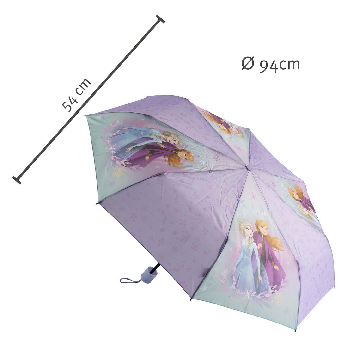 Paraguas encubierto congelado, 94 cm