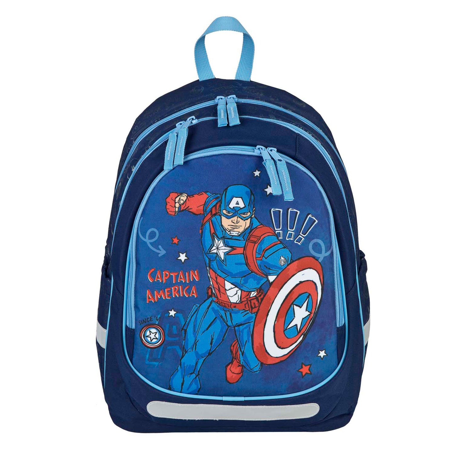 Backpack della scuola ergonomica sotto copertura Capitan America