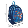 Backpack della scuola ergonomica sotto copertura Capitan America