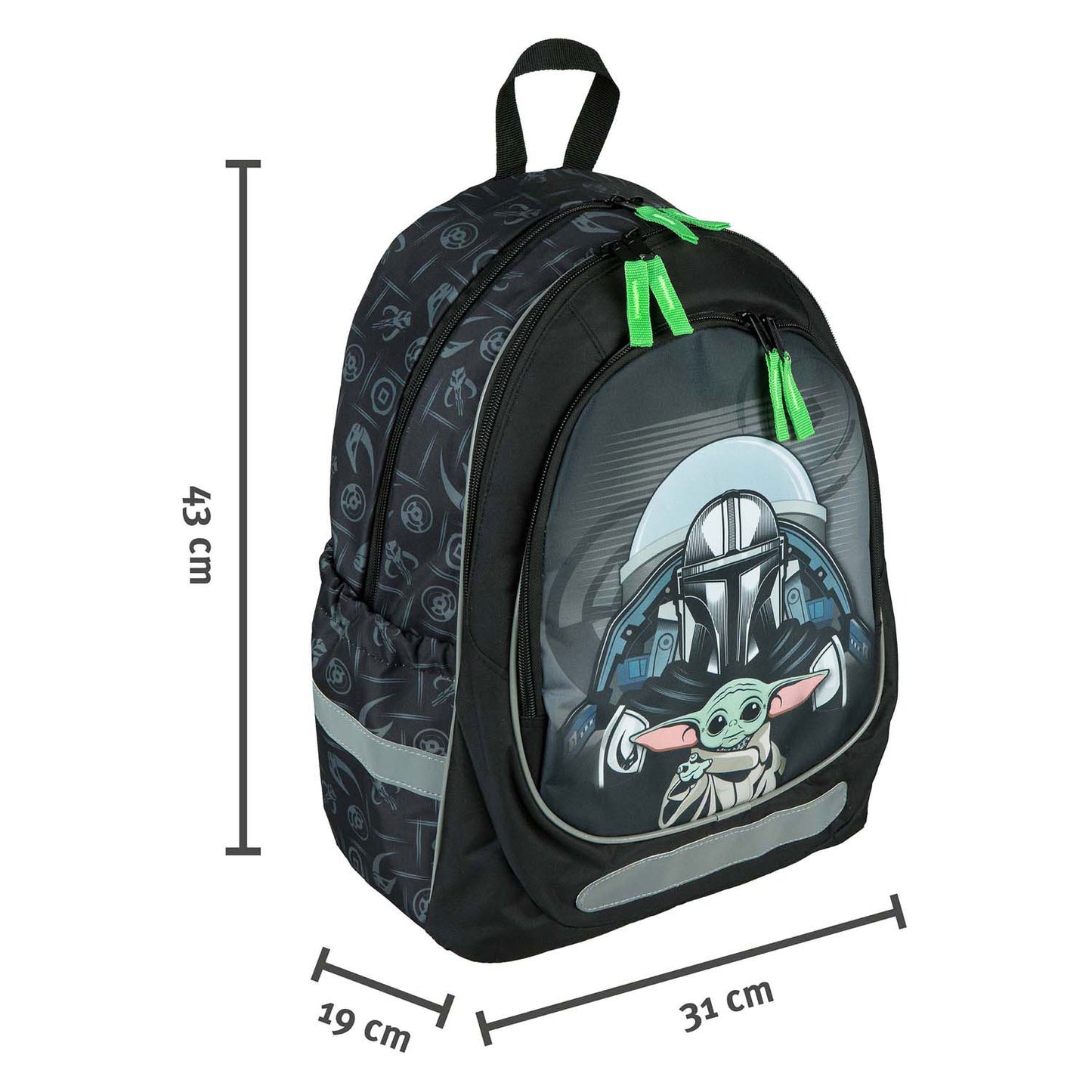 Mochila de la escuela encubierta Star Wars el mandaloriano