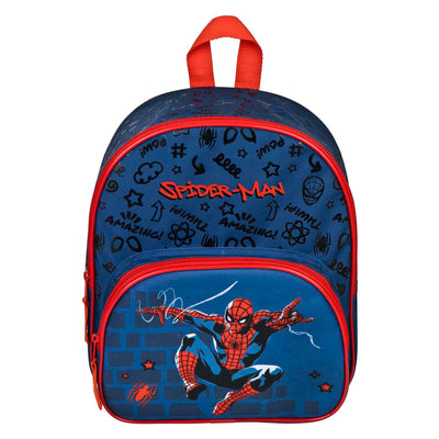 Zaino sotto copertura con tasca anteriore spiderman