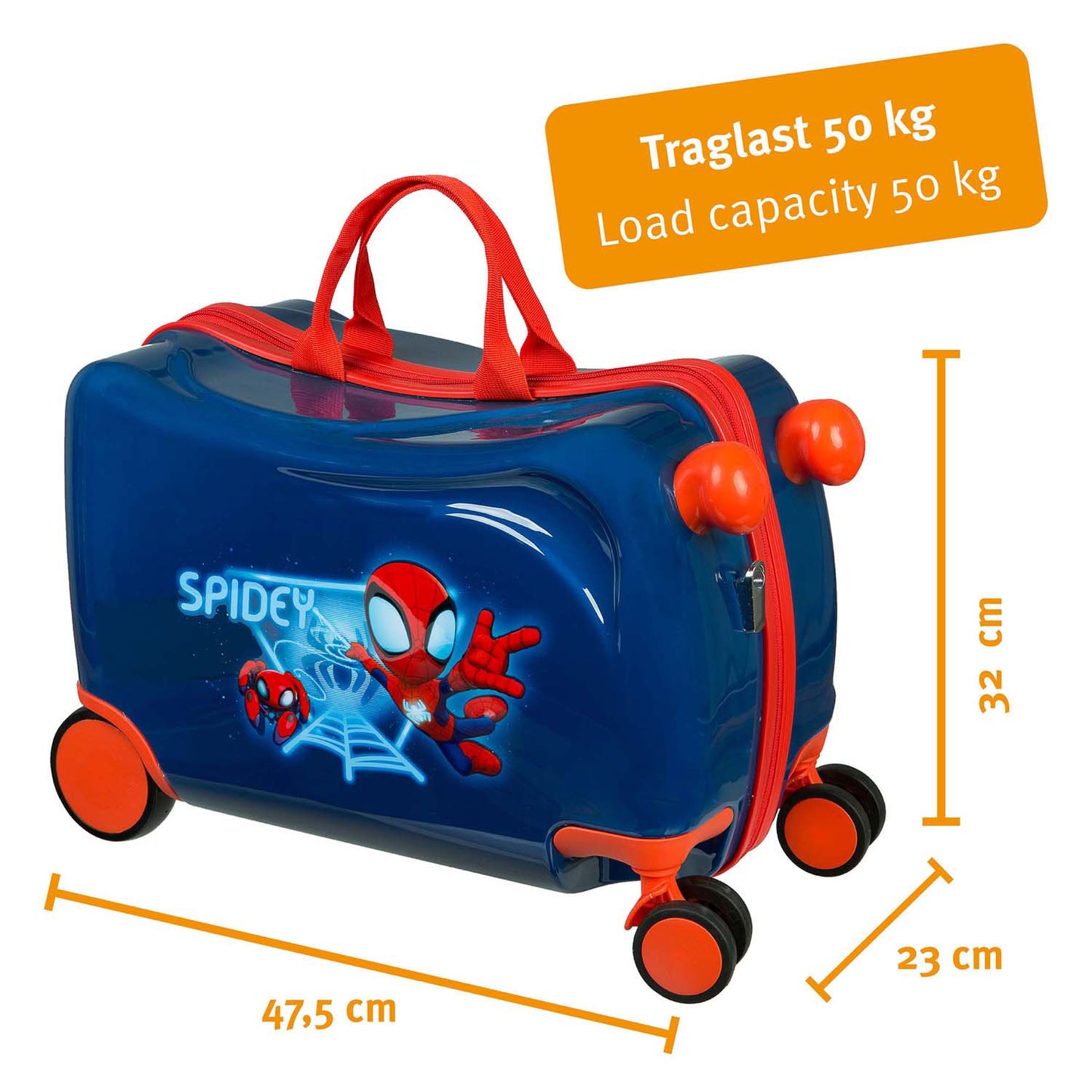 Case di carrello sotto copertura Spiderman