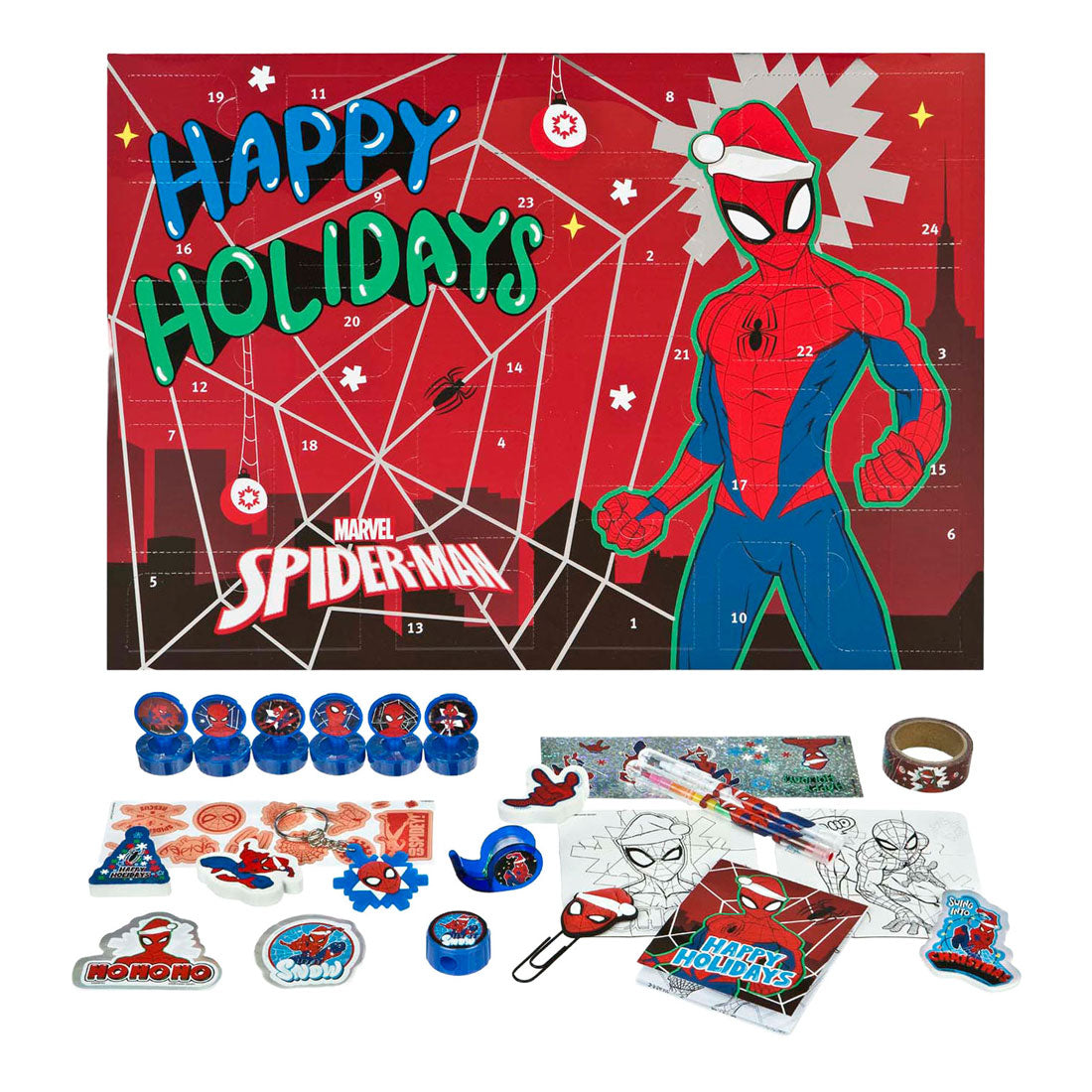 Calendario dell'avvento di Spiderman Undercover Spiderman