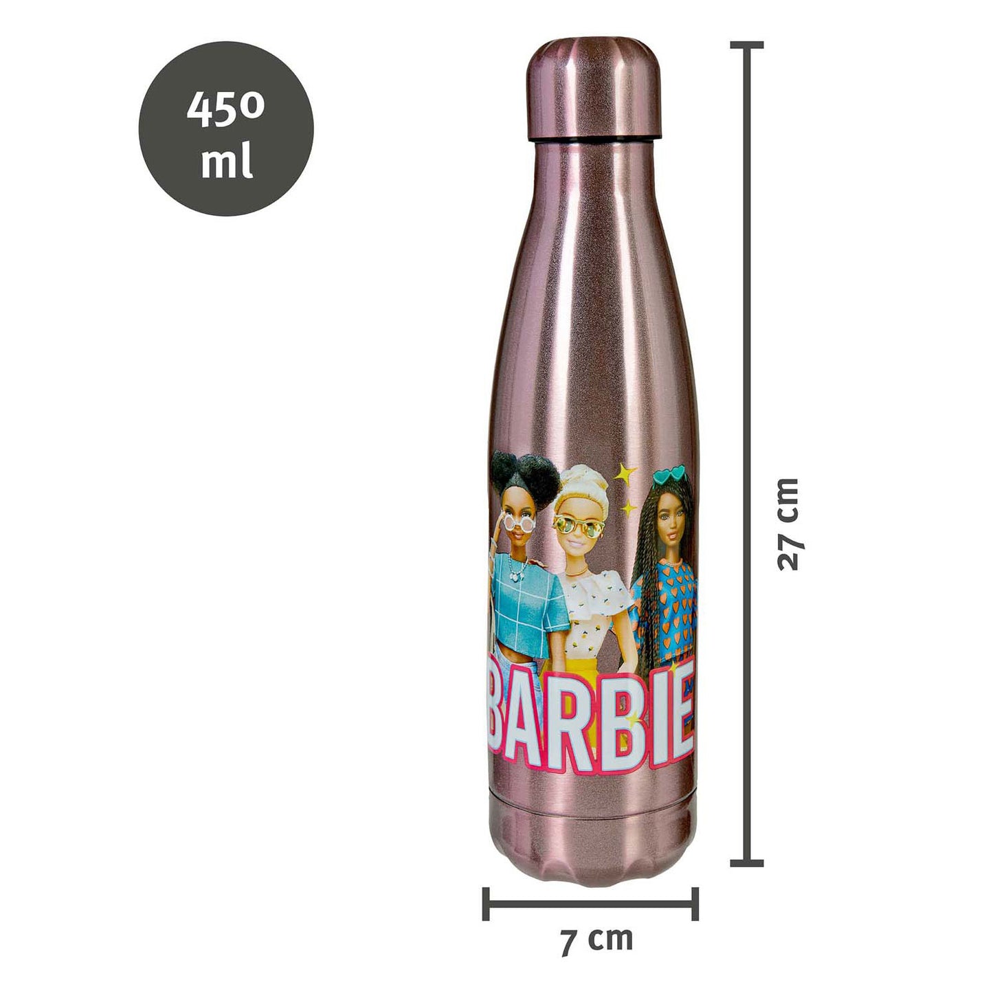 BOOCCHE BEACHING BEACHING BEACHING BRIVING ACCIAIO INDLESSO, 450 ML