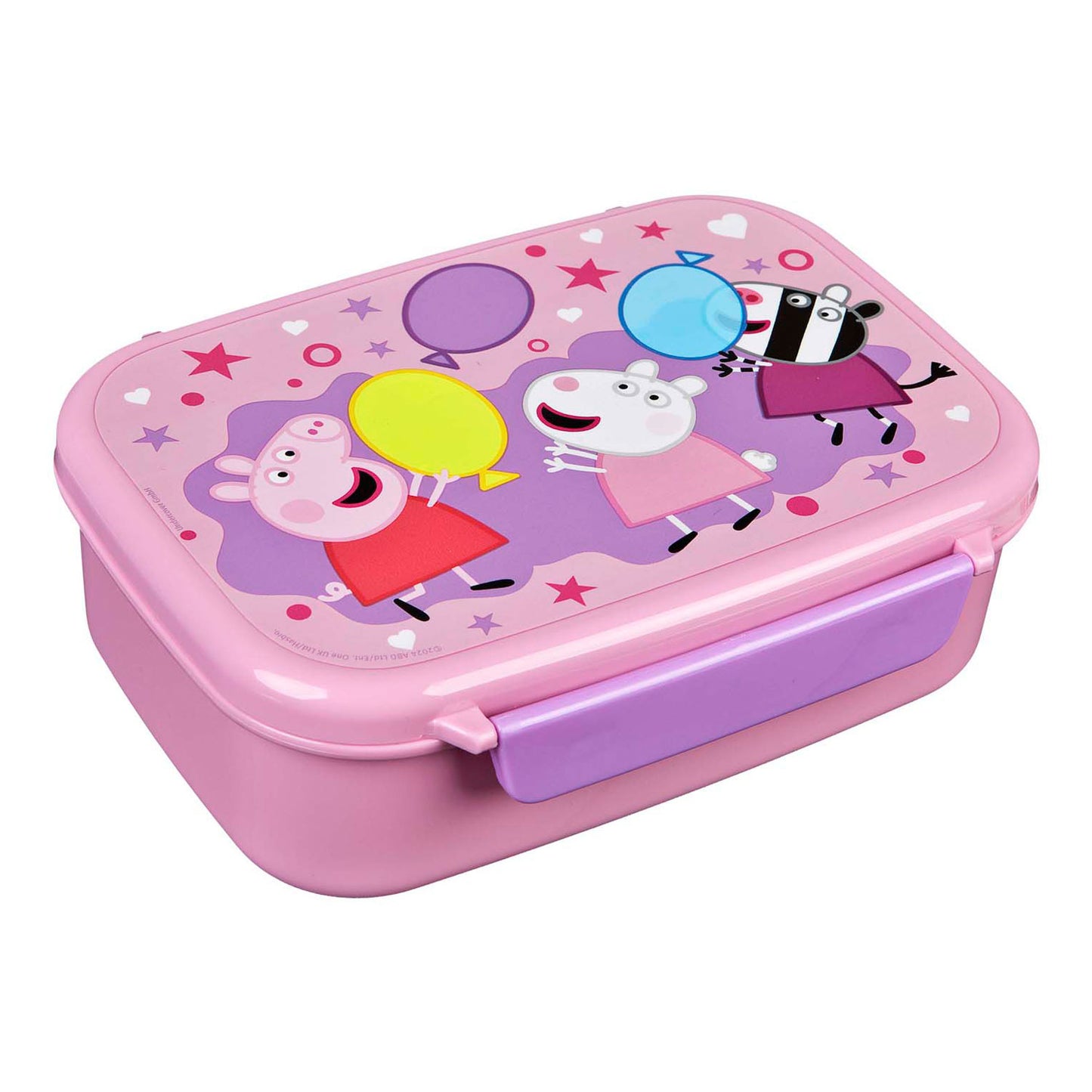 Punchbox di maiale Peppa sotto copertura con snack