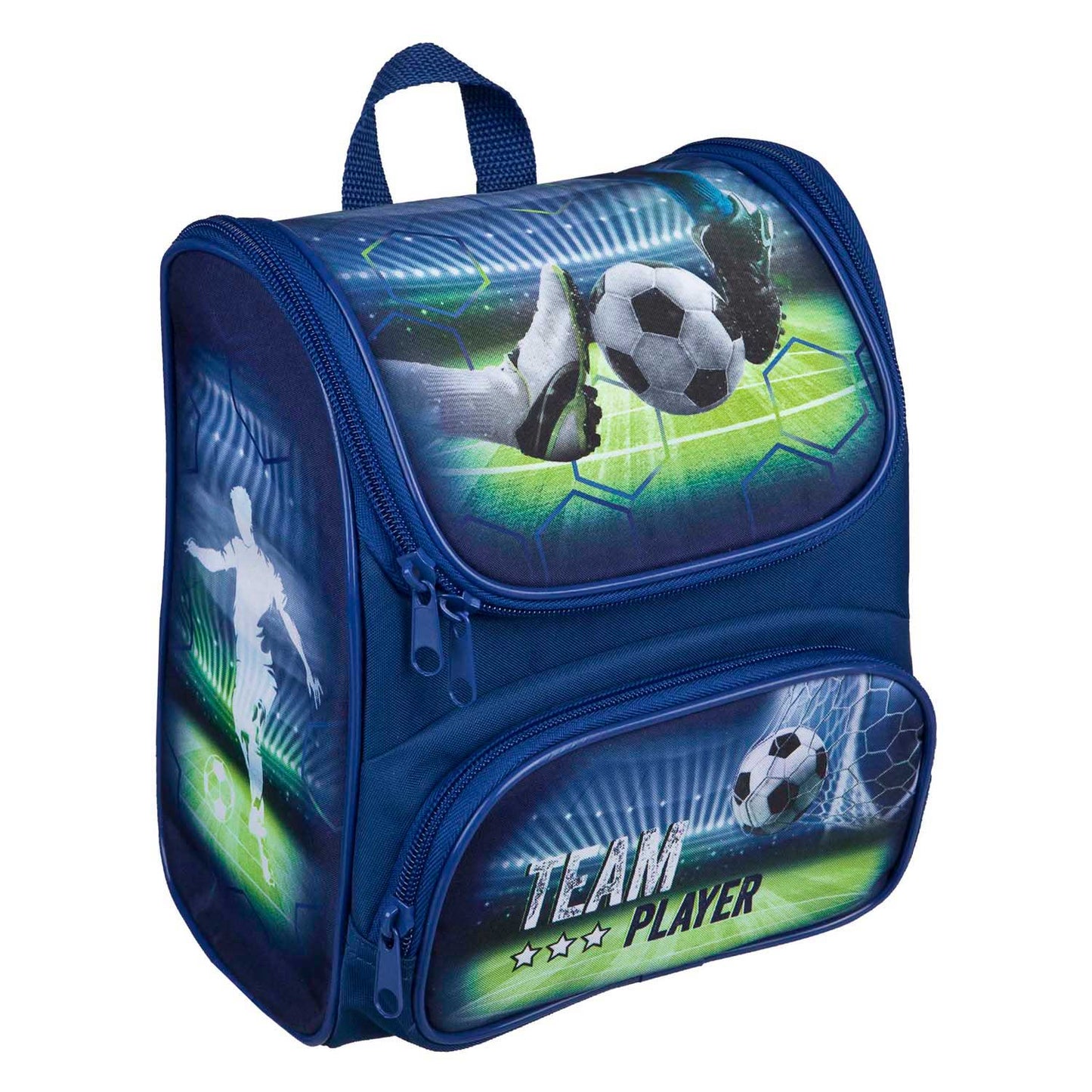 Zaino sotto copertura blu - calcio