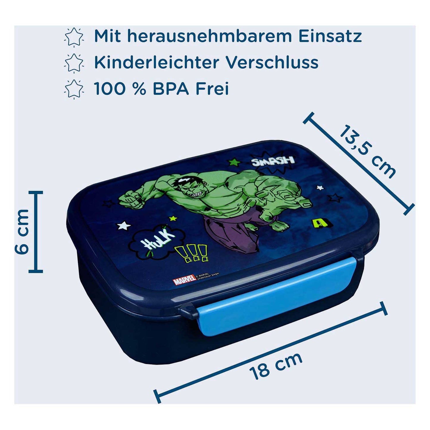 Lunchbox Undercover - Marvel Hulk