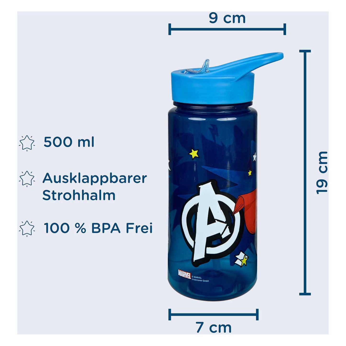 Avengers che bevono bottiglia 500 ml