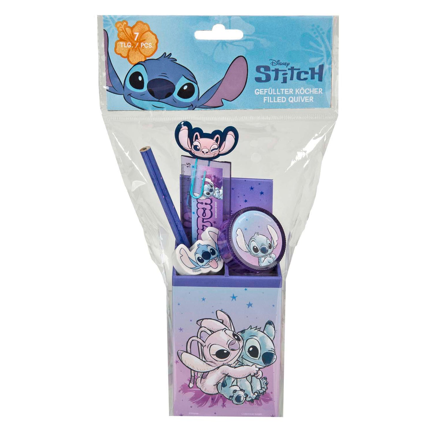 Undercover stitch desk set - 7 pieces.