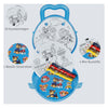 Set da colorare Paw Patrol da abbinare a matite colorate e adesivi