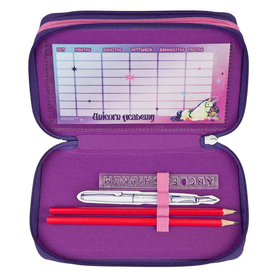 Astuccio riempito Undercover Academy di unicorni