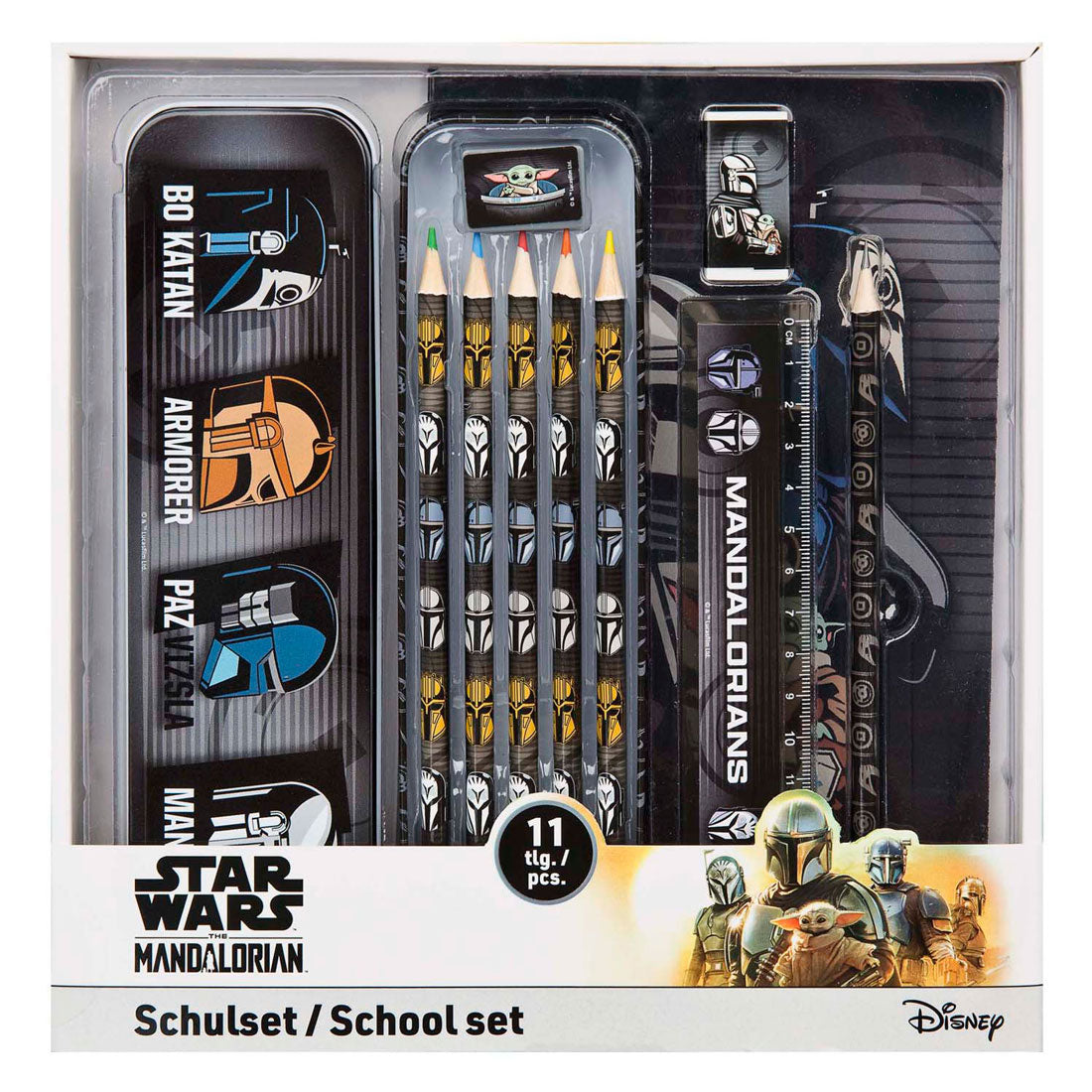 Stationery set star wars - 11 pcs.