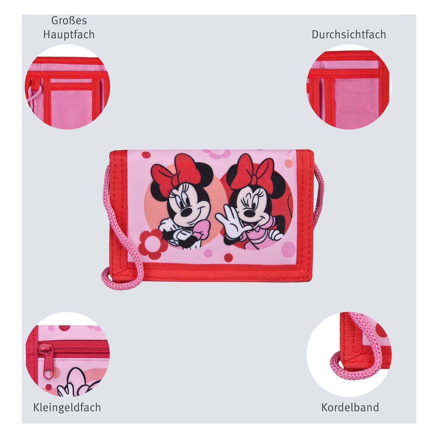 Portafoglio sotto copertura di Minnie Mouse