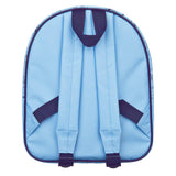 Zaino con tasca frontale blu - afbeelding 3