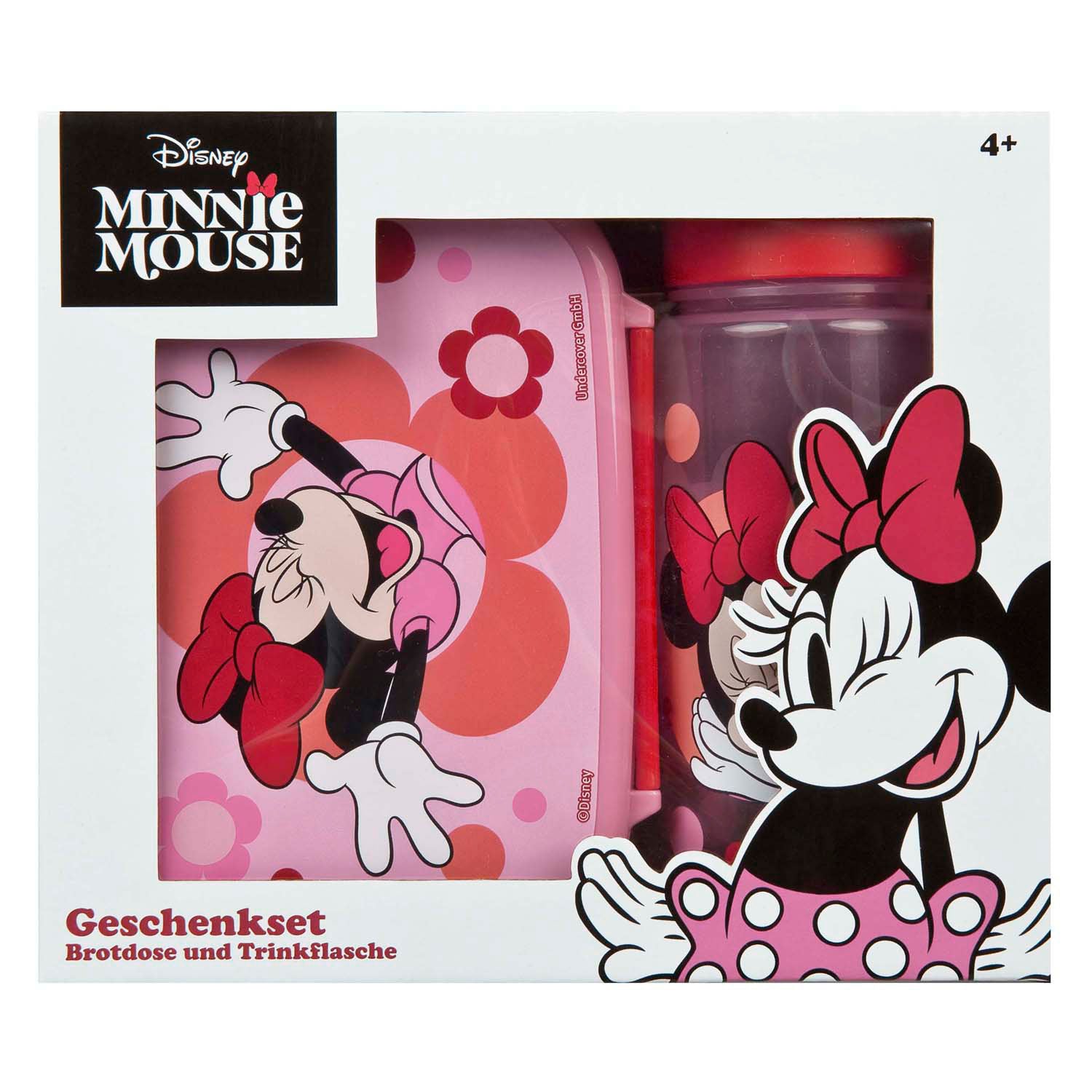 Juego de fiambrera y vaso Undercover Minnie Mouse