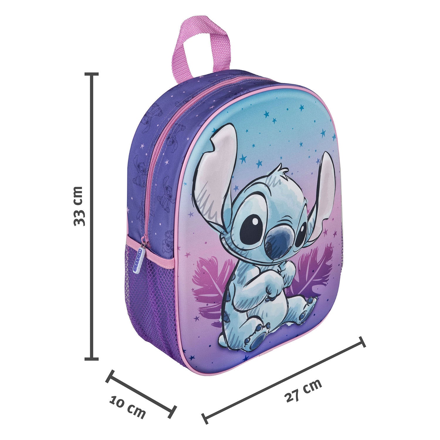Zaino lilo stitch 3d sotto copertura