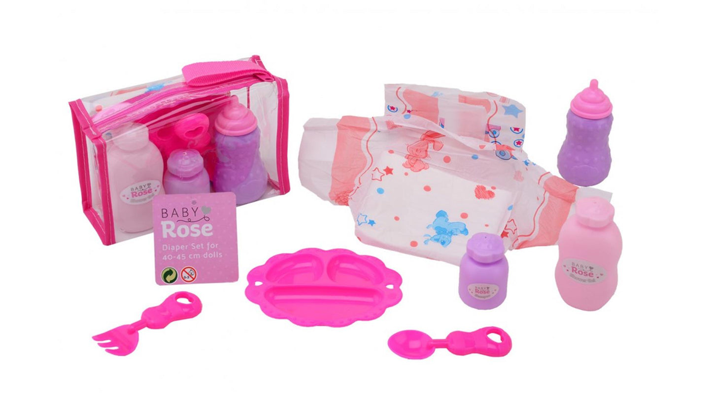 Baby rose care set in borsa
