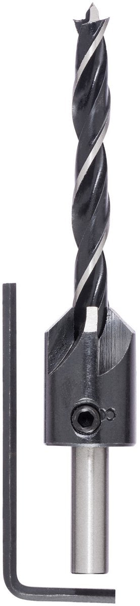 Bosch - punta elicoidale per legno con punta svasatrice 7 mm