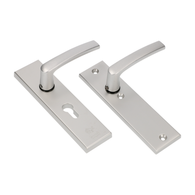 Ami ferramenta di sicurezza 193*50 cilindro profilo esterno 55 tenda interna + maniglia 332 f1 anta spessore 38 42 mm - 821236