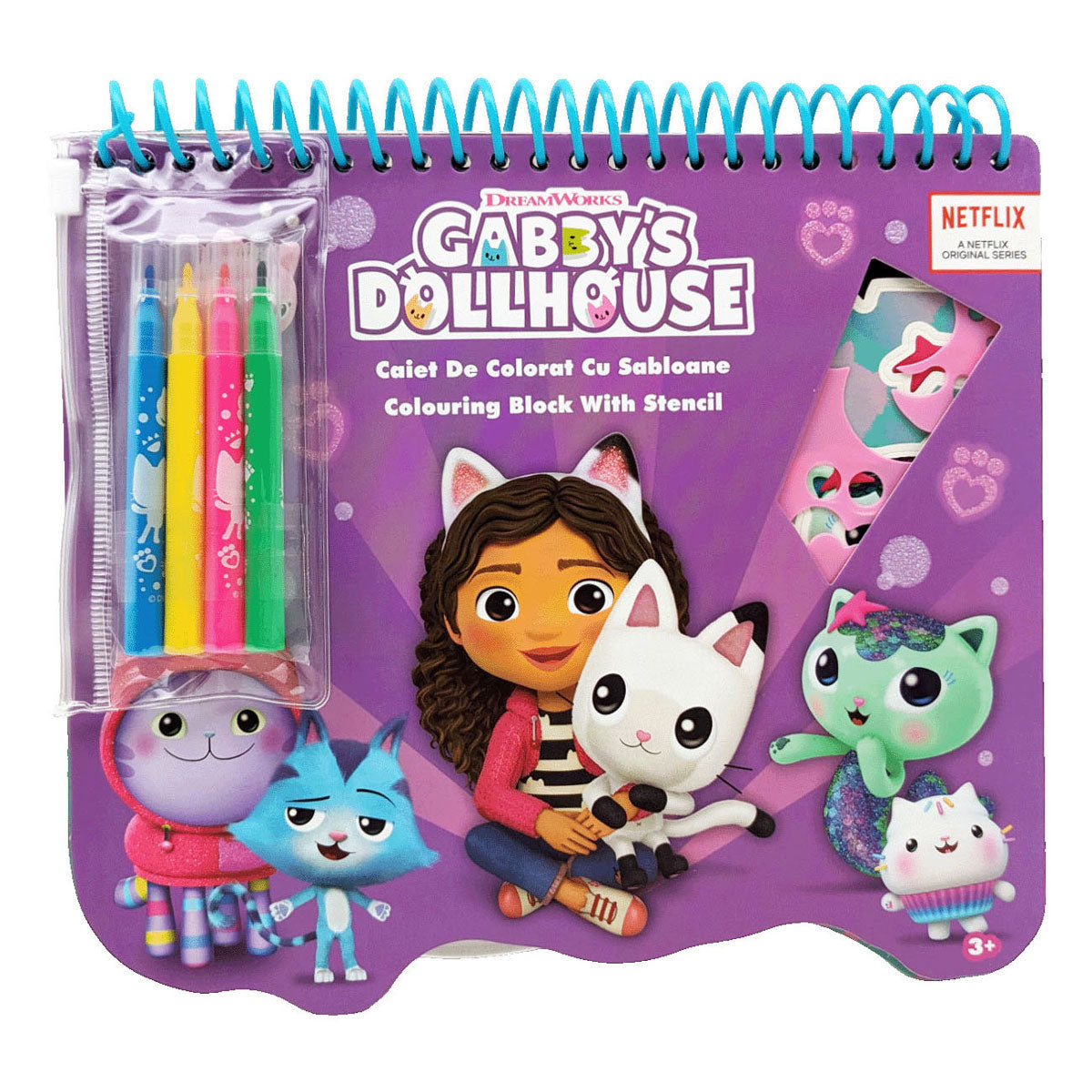 Gabby's Dollhouse Color Block con segnali e modelli