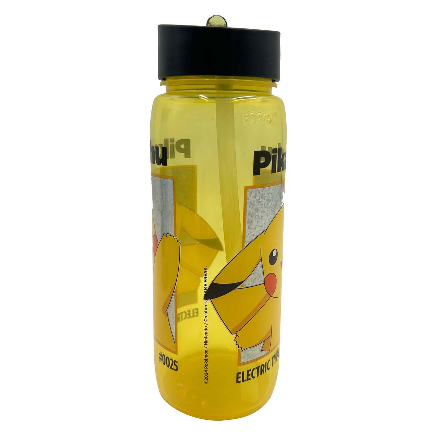 Bottiglia di bere Pokémon con paglia