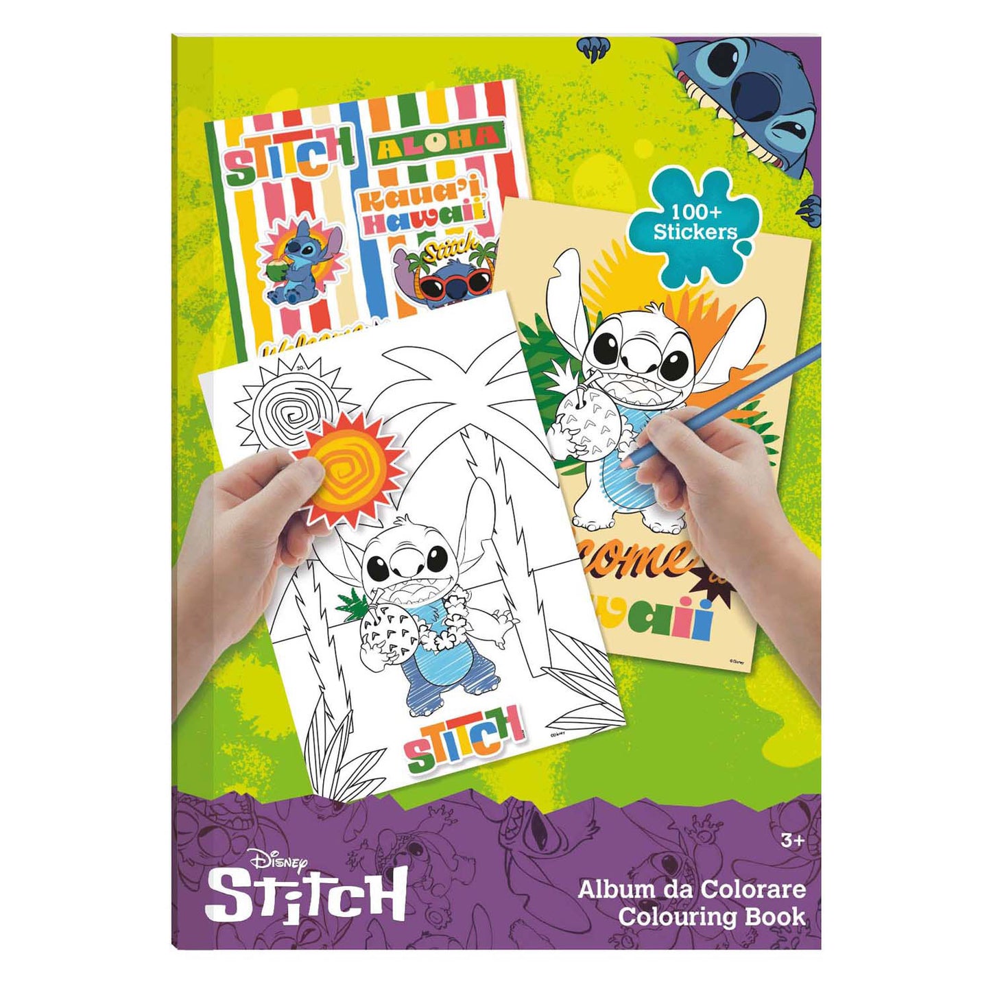 Merkloos sans marque stitch kleurboek