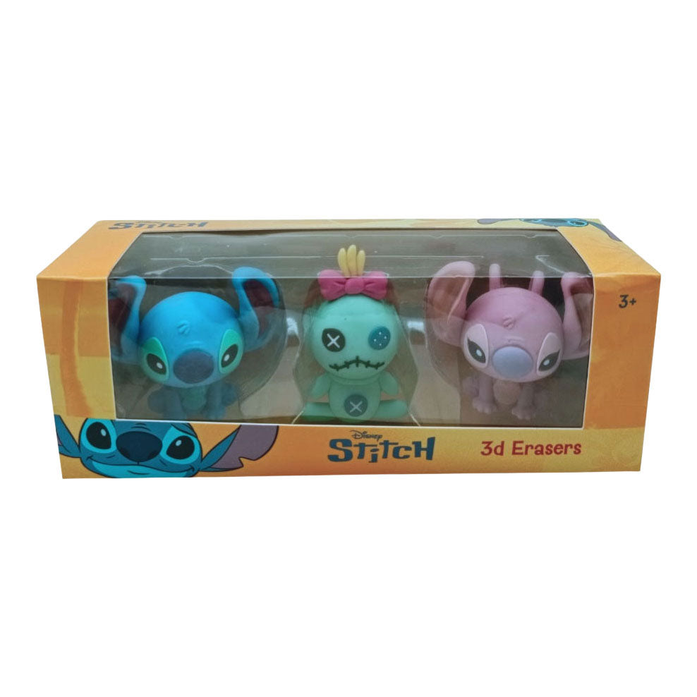 Gomas de borrar con figuras 3D de punto Disney, 3 uds.