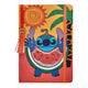 Cuaderno de puntadas purpurina sandía