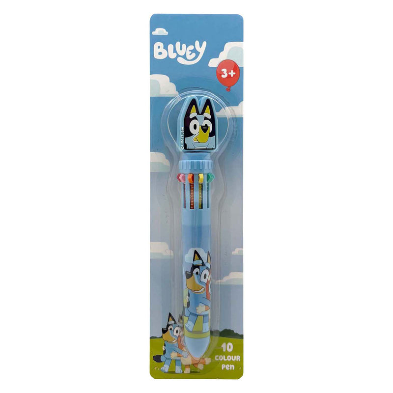 Penna Bluey a 10 colori con topper