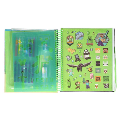 Minecraft Super Activity Book con pegatinas