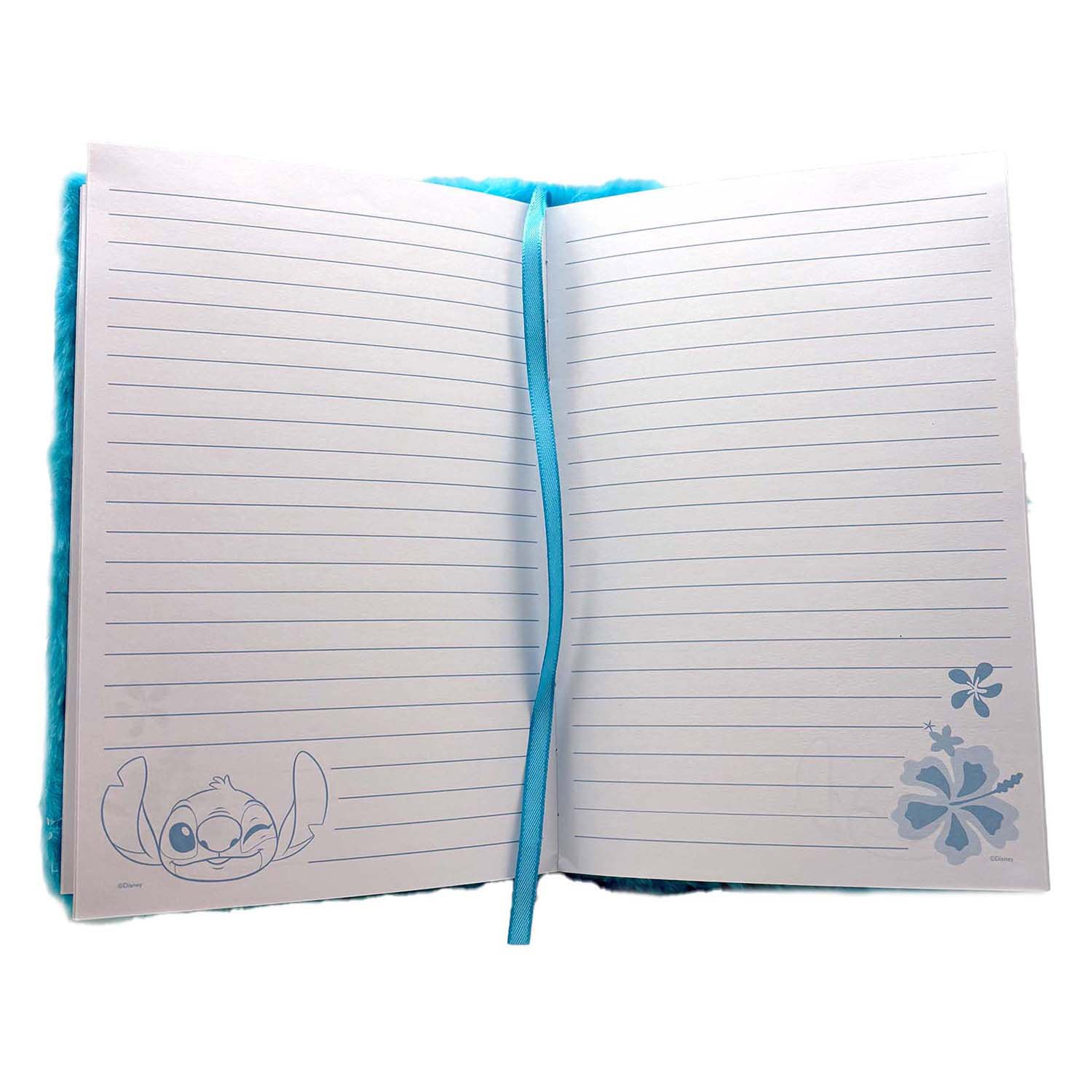 Stitch plush notebook