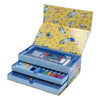 Juego de maletas color azulado - 52 uds.