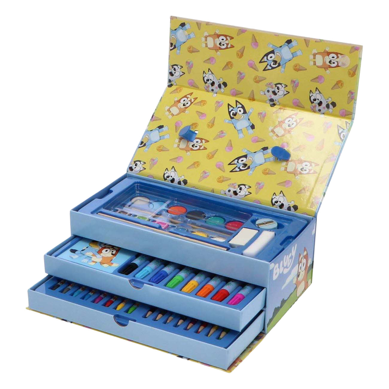 Juego de maletas color azulado - 52 uds.