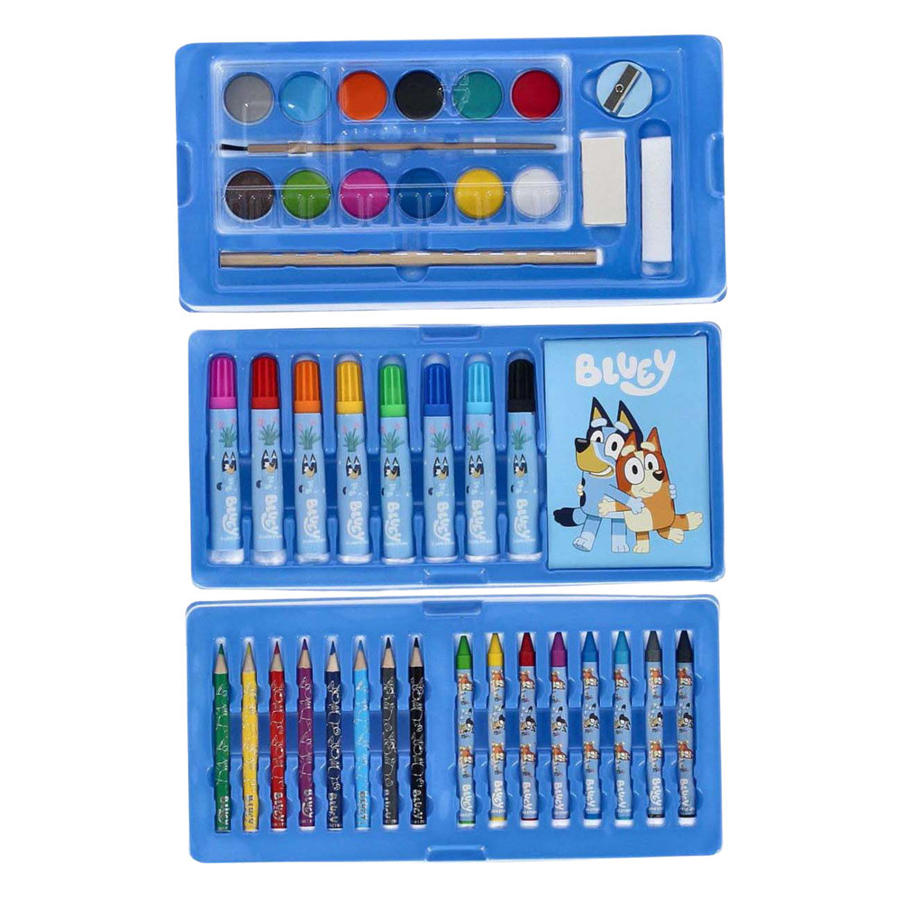 Juego de maletas color azulado - 52 uds.