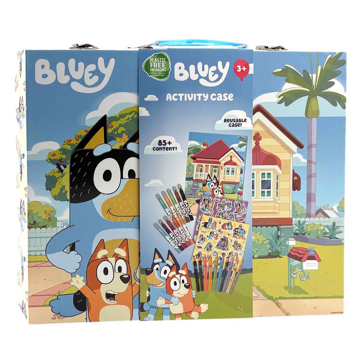 Valigia attività blu Toyland - 84 pezzi.