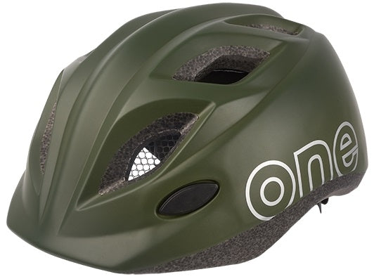 Casco per bambini S 52-56 cm Bobike One Plus Olive Groen Mat