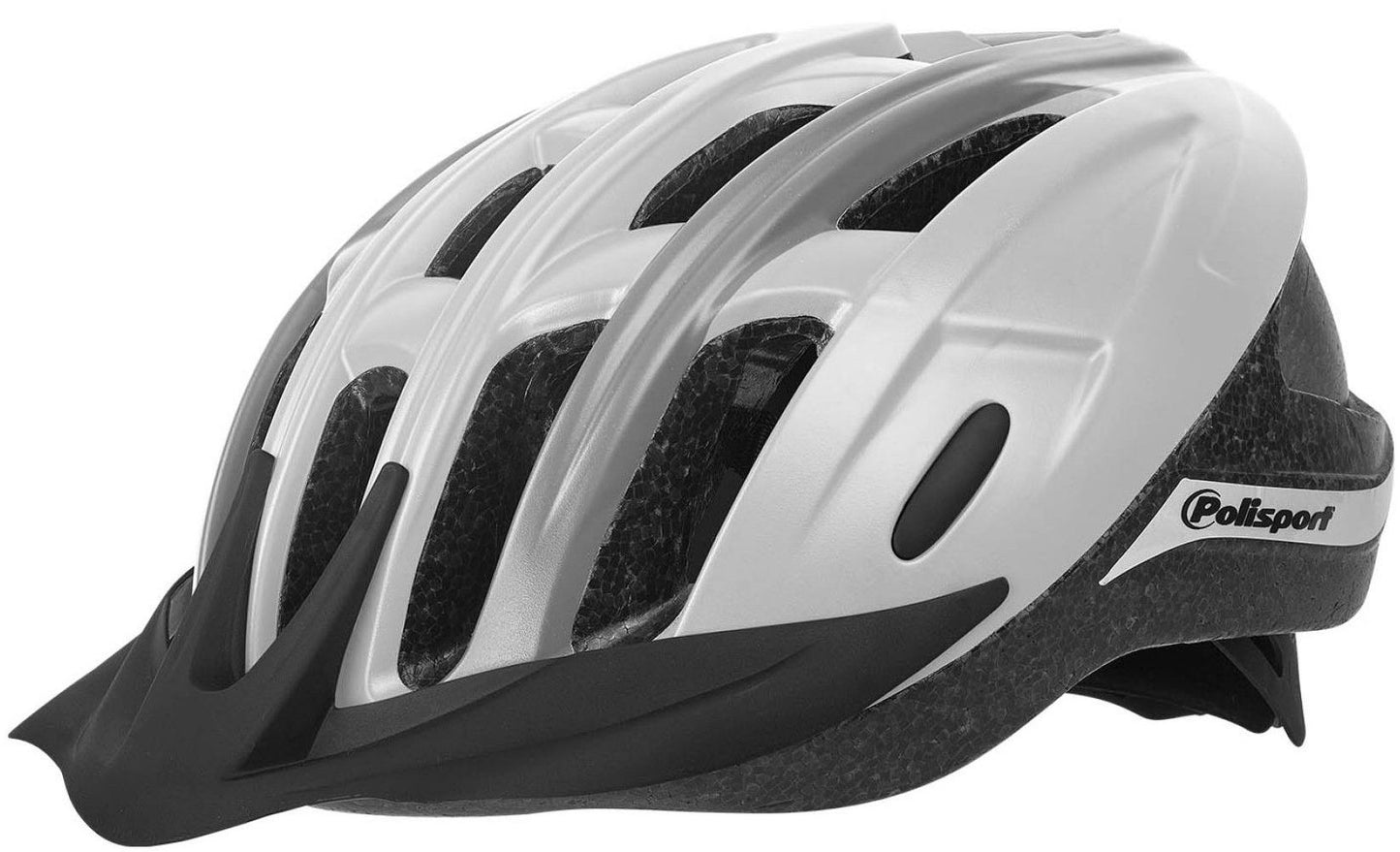 Polispgoudt Ride in Bicycle Helmet M 54-58 cm Grigio bianco
