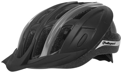 PolispGoudt Ride in Bicycle Helmet L 58-62 cm Grigio nero