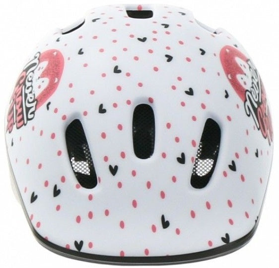 Polispgoudt Kinderhelm Hoggy. Tamaño: xxs (44 48 cm), color: rosa blanco Matt