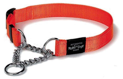 Rogz para perros Lumberjack Semi -Slip Collar Orange