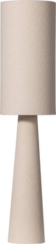 Woood loft vloerlamp - metaal bouclé - naturel - 130xø30 cm