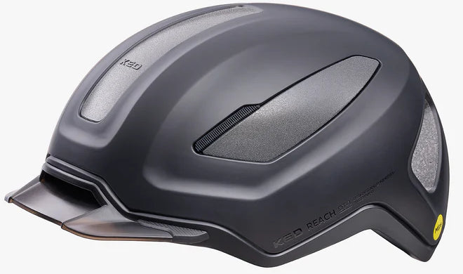 Ked fietshelm reach dt medium 54-58 cm - black matt
