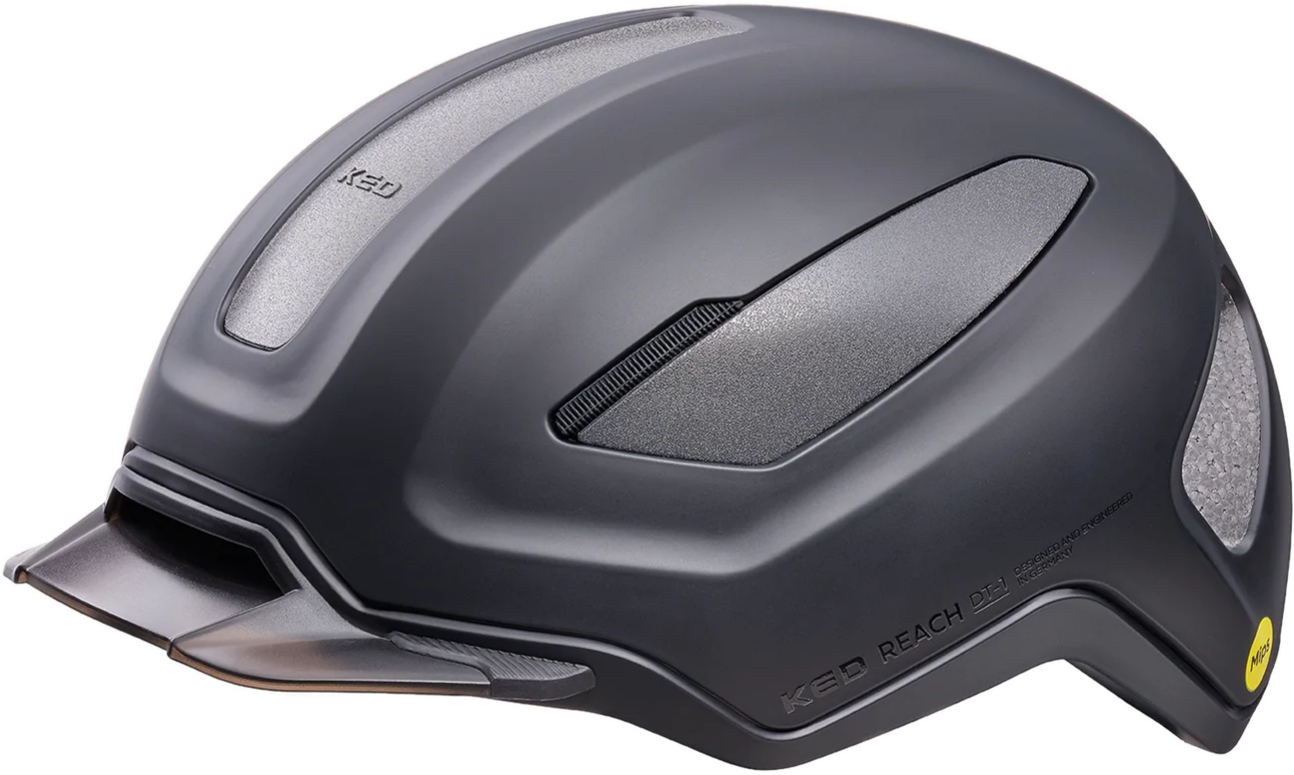 Ked Bicycle Helmet Reach DT grande 58-62 cm Black Matt