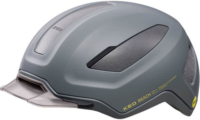 Ked fietshelm reach dt l 58-62 cm - grey golden yellow