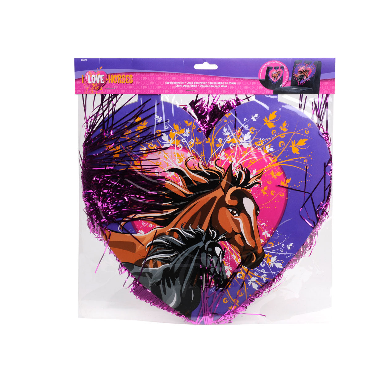 Folat bv stoeldecoratie paarden