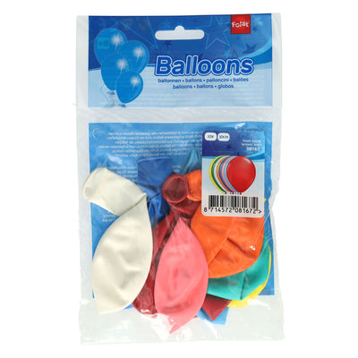 Palloncini colorati BV folat, 10st.