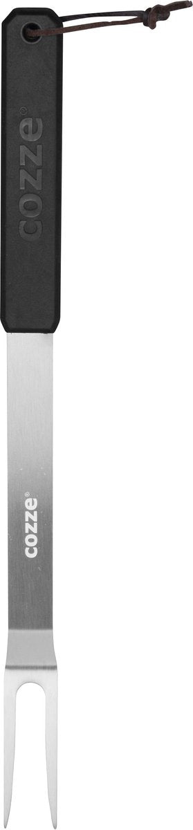 Tenedor para trinchar Cozze ® 450 mm con mango de TPR - acero inoxidable